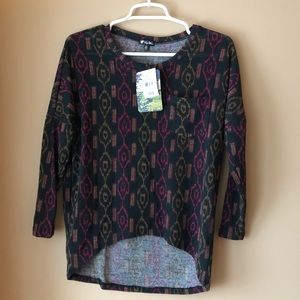 Long sleeve dark sweater